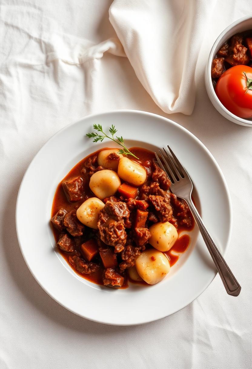 Gnocchi de Estofado